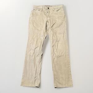 English Laundry Pants Mens 32 x 30 Chino Business Casual Stretch Flat Front Tan